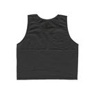 Regata masculina em tecido flame, lisa, cor grafite, com bolso, marca basic + tamanho g