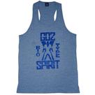 Regata masculina Goz Spirit model Bio Type X Cinza mescla Regata masculina Goz Spirit model Bio Type X Cinza mescla