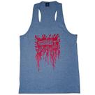 Regata masculina Goz Spirit model Blood Cinza mescla Regata masculina Goz Spirit model Blood Cinza mescla
