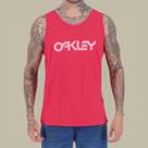 Regata Masculina Oakley Mark II Tank Original Logo Cor:Hibiscus RedTamanho:G