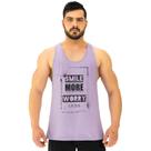 Regata Menos Cavada Masculina MXD Conceito Smile More Worry Less Regata Menos Cavada Masculina MXD Conceito Smile More Worry Less