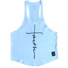 Regata Nadador Cavada Longline Fitness Treino Estampa Faith Regata Nadador Cavada Longline Fitness Treino Estampa Faith