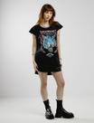 Regata oversized feminina freedom spirit preto - jayjam rock wear