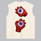 REGATA OVERSIZED PALM EYE AFTER - Estilo Streetwear em Algodão