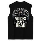 REGATA OVERSIZED PRETA AFTER VOICES IN MY HEAD - 100% Algodão Premium