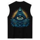 Regata Oversized Preta Eye Dark - Estilo Streetwear em Algodão 100%