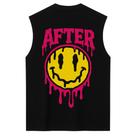 Regata Oversized Preta Smile Dark - Estilo Streetwear em Algodão 100% Regata Oversized Preta Smile Dark - Estilo Streetwear em Algodão 100%