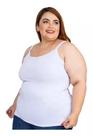 Regata Plus Size Básica Alça Fina Viscolycra G1/G2/G3