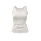 Regata Plus Size Básica Feminina Lunender Mais Mulher 00234 Offwhite Regata Plus Size Básica Feminina Lunender Mais Mulher 00234 Offwhite