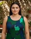 Regata Plus Size Em Malha Estampada LUNENDER C5121