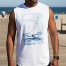 Regata Plus Size Masculina Estampada 1000075050 Malwee Wee