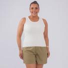 Regata plus size modal algodão fem