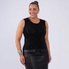 Regata plus size modal pedraria fem