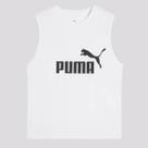 Regata Puma ESS NO. 1 Logo Tank Feminina Branca Regata Puma ESS NO. 1 Logo Tank Feminina Branca
