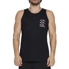 Regata Quiksilver Vertical Logos SM25 Masculina Preto