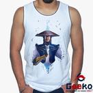 Regata Raiden 100% Algodão Mortal Kombat Geeko