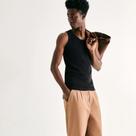 Regata Ribana Canelada Hering Básica Slim Masculina 015M