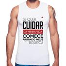 Regata Se quer cuidar da minha vida comece pagando meus boletos - Foca na Moda
