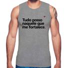 Regata Tudo posso naquele que me fortalece - Foca na Moda