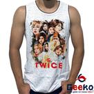 Regata Twice 100% Algodão Once K-pop Camiseta Regata Geeko Regata Twice 100% Algodão Once K-pop Camiseta Regata Geeko