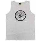 Regata Volcom Circle Texture SM25 Masculina Branco