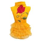 Regatinha Bela Amarela com Tutu para cachorro e gato