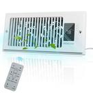 Register Booster Fan Extract de 10 velocidades com termostato branco