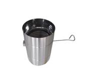 Registro Damper 7 Polegadas Aço Inox 430