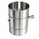 Registro Damper 8 Polegadas Inox 304 Chaminé Forno Fogão