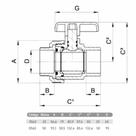 Registro De Esfera Soldável 25mm x 3/4" Com União Marrom K