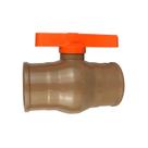 Registro De Esfera Soldável Pvc 25mm (1/2'') Marrom