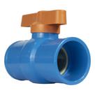 Registro De Esfera Soldável PVC 40mm (1.1/4) Azul