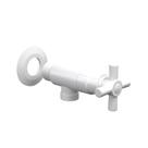 Registro de Máquina ABS 1/2x1/2 Longa Vida Útil Branco Civitt