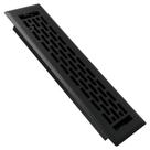 Registro de piso SANYCASA Boston Design 5x30cm em aço preto fosco Registro de piso SANYCASA Boston Design 5x30cm em aço preto fosco