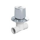 Registro De Pressão Com Canopla 20mm Branco-cromado - Herc
