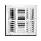Registro de teto lateral de alimentação de 4 vias Truaire C104M 25x25cm