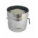 Registro / dumper galvanizado para chaminé de 180 mm de diâmetro Registro / dumper galvanizado para chaminé de 180 mm de diâmetro