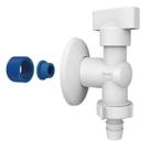 REGISTRO ESFERA 1/2'' BRANCO 1/4 VOLTA - Torneira Multiuso para Máquinas de Lavar e Jardins