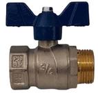 Registro Esfera Mf Borboleta Azul 1" Perfecta, Emmeti Registro Esfera Mf Borboleta Azul 1" Perfecta, Emmeti