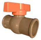Registro Esfera Pvc 3/4 Marrom 25mm Soldável