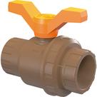Registro Esfera Tigre PVC Liso Liso Vs C/Uniao 60Mm