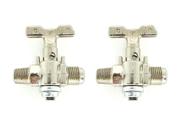 Registro Gás Apis Delta Semi Industrial 1/4 Npt X 3/8 Sae