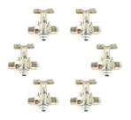 Registro Gás Apis Delta Semi Industrial 1/4 Npt X 3/8 Sae