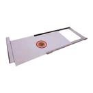 Registro Para Fogão A Lenha Em Chapa De Inox 0,10mm 25x15cm
