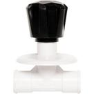 Registro Pressao Plastico Paulina Rosca 3/4'' Branco - Kit C/12 Pecas