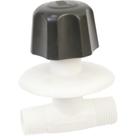 Registro PVC Roscável com Canopla 1990 Herc 1/2 Polegadas, Branco - Embalagem com 12 Unidades Registro PVC Roscável com Canopla 1990 Herc 1/2 Polegadas, Branco - Embalagem com 12 Unidades