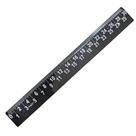 Régua 30cm Baixa Visão Preta 10270146 REGUA 30CM BAIXA VISAO PRETA 10270146