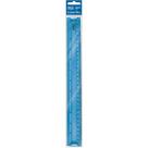 Regua 30cm flexivel azul tilibra