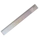 Régua 30cm holográfica glitter NEW LINE Waleu