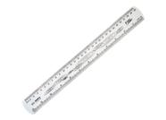 Régua 30cm Maxcril cristal flexível